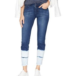 Jordache Legacy Emily mid rise dip dye skinny jean